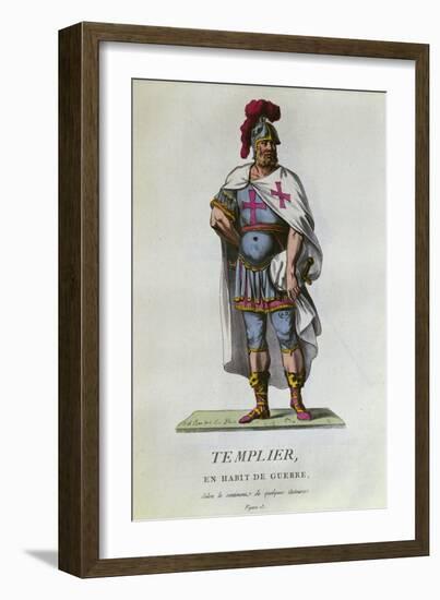 Knight Templar in Battle Dress, 1786, France-null-Framed Giclee Print