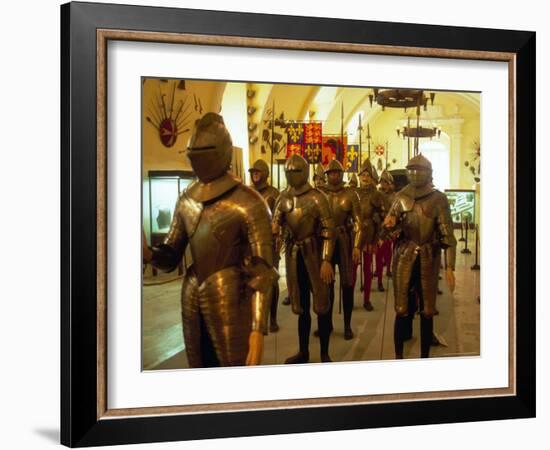 Knights at Grand Master's Palace, Valletta, Malta-Robin Hill-Framed Photographic Print