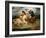 Knights Fighting in the Countryside-Eugene Delacroix-Framed Giclee Print