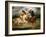 Knights Fighting in the Countryside-Eugene Delacroix-Framed Giclee Print