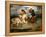 Knights Fighting in the Countryside-Eugene Delacroix-Framed Premier Image Canvas