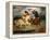 Knights Fighting in the Countryside-Eugene Delacroix-Framed Premier Image Canvas