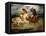 Knights Fighting in the Countryside-Eugene Delacroix-Framed Premier Image Canvas