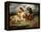 Knights Fighting in the Countryside-Eugene Delacroix-Framed Premier Image Canvas