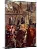 Knights, from Battle of Ascalon, 18 November 1177-Charles-Philippe Lariviere-Mounted Giclee Print