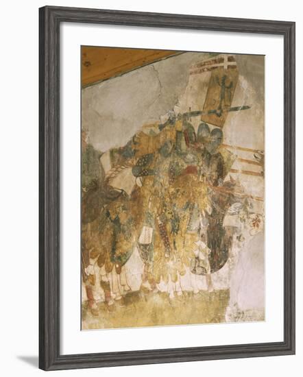 Knights in Battle, from Celebration of Military Glories of Castelbarcos-null-Framed Giclee Print