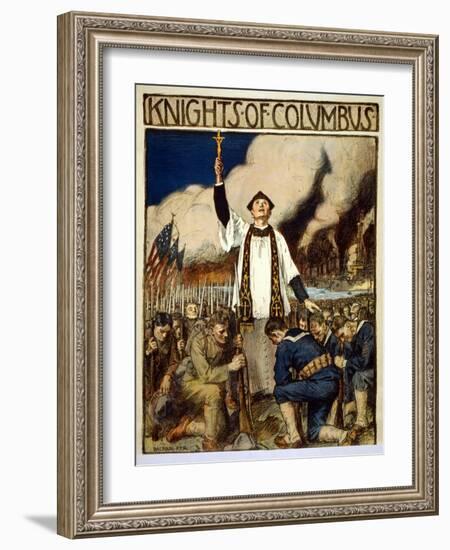 Knights of Columbus, 1917-William Balfour Kerr-Framed Giclee Print