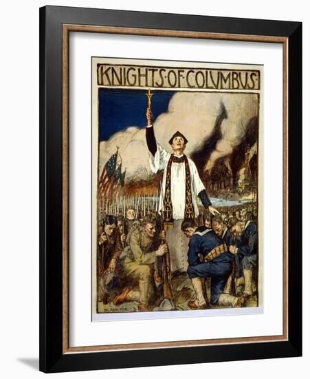 Knights of Columbus, 1917-William Balfour Kerr-Framed Giclee Print