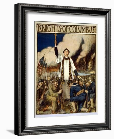 Knights of Columbus, 1917-William Balfour Kerr-Framed Giclee Print