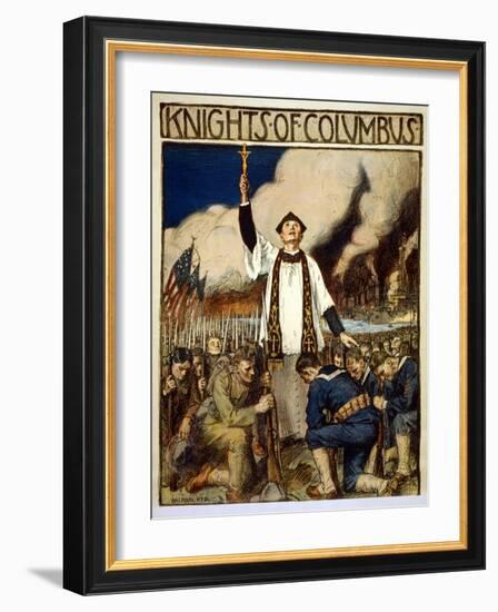 Knights of Columbus, 1917-William Balfour Kerr-Framed Giclee Print