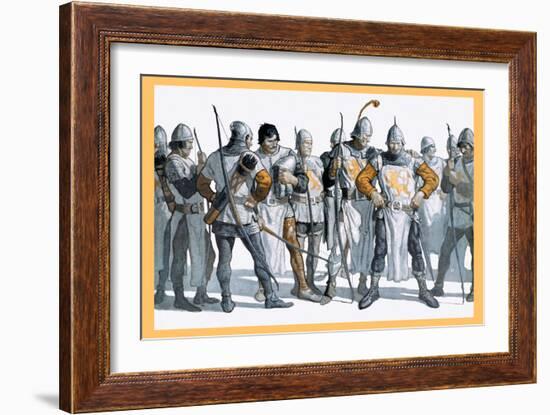 Knights of the Round Table-Newell Convers Wyeth-Framed Art Print