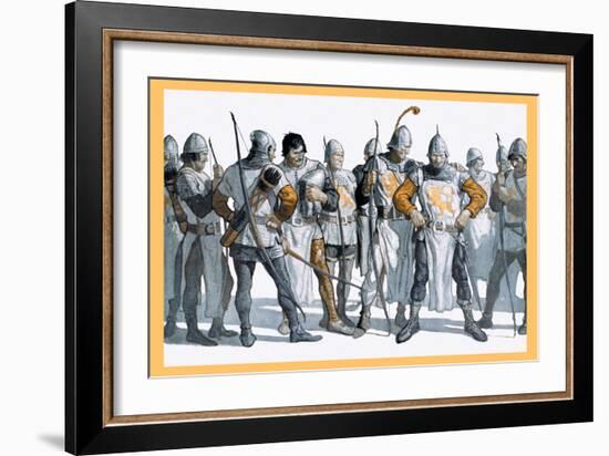 Knights of the Round Table-Newell Convers Wyeth-Framed Art Print