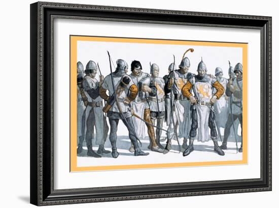 Knights of the Round Table-Newell Convers Wyeth-Framed Art Print