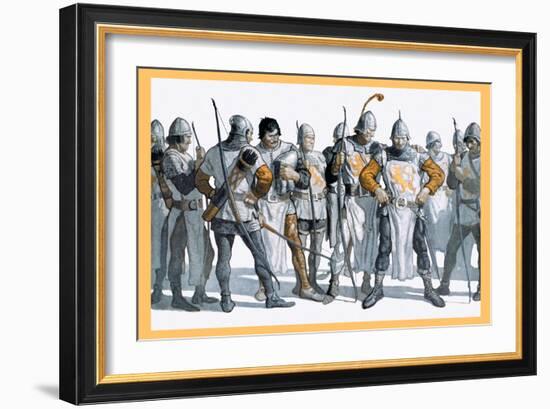 Knights of the Round Table-Newell Convers Wyeth-Framed Art Print