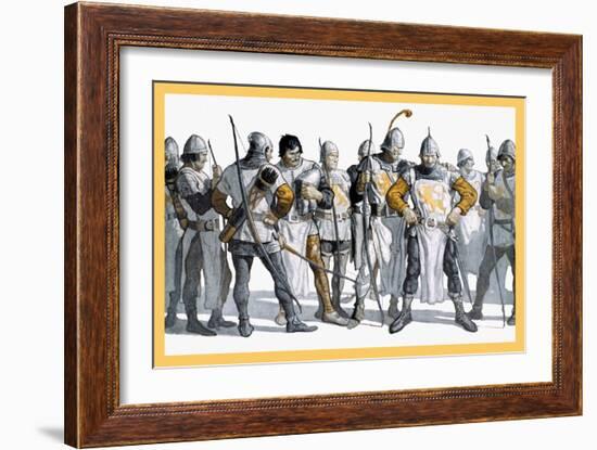 Knights of the Round Table-Newell Convers Wyeth-Framed Art Print