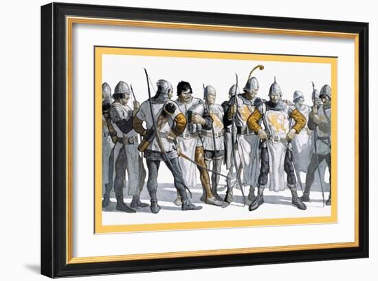 Knights of the Round Table-Newell Convers Wyeth-Framed Art Print