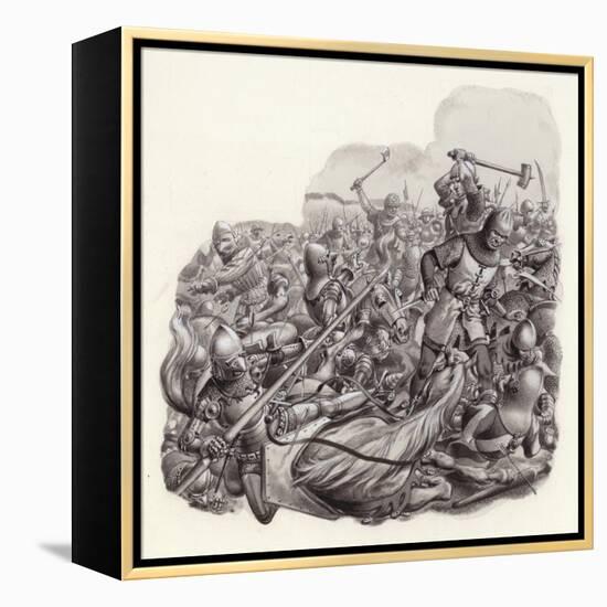 Knights Slaughtered on the Battlefield-Pat Nicolle-Framed Premier Image Canvas