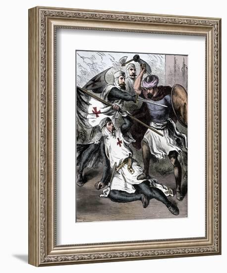 Knights Templar on the Field of Battle, c1910-Unknown-Framed Giclee Print