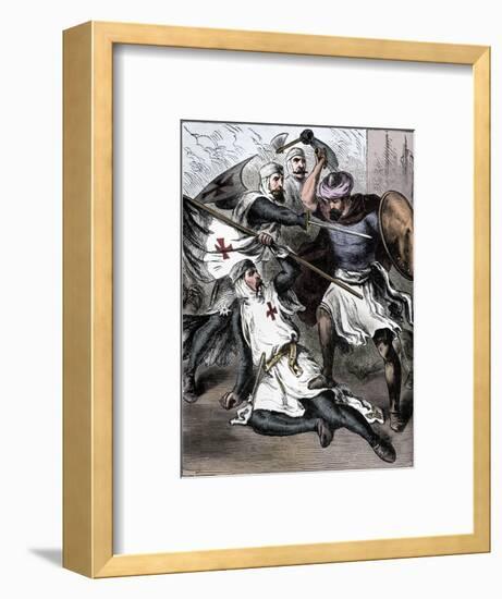 Knights Templar on the Field of Battle, c1910-Unknown-Framed Giclee Print