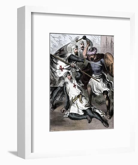 Knights Templar on the Field of Battle, c1910-Unknown-Framed Giclee Print