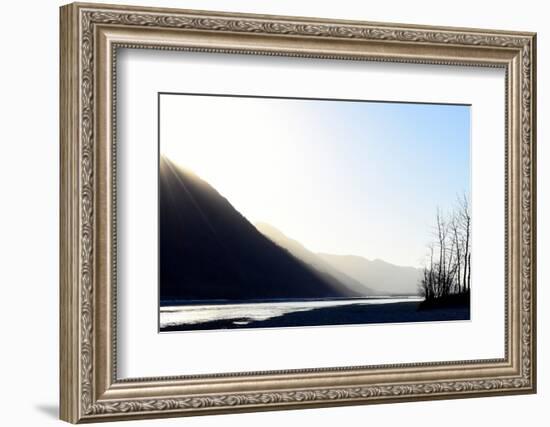 Knik River-Savanah Plank-Framed Photo