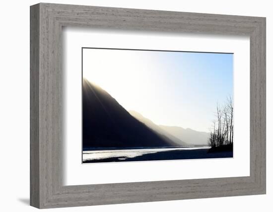 Knik River-Savanah Plank-Framed Photo