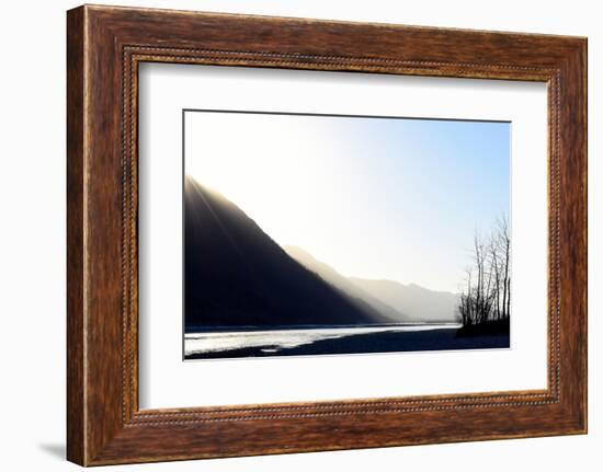 Knik River-Savanah Plank-Framed Photo