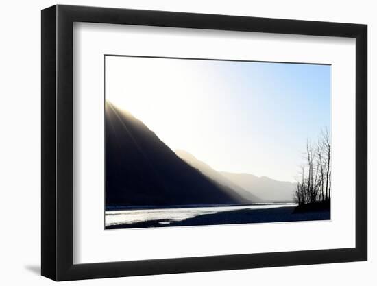 Knik River-Savanah Plank-Framed Photo