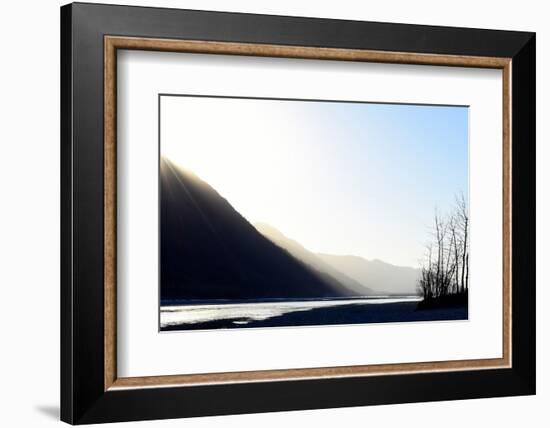 Knik River-Savanah Plank-Framed Photo