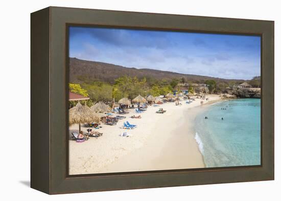 Knip Beach, Curacao, West Indies, Lesser Antilles, Former Netherlands Antilles-Jane Sweeney-Framed Premier Image Canvas