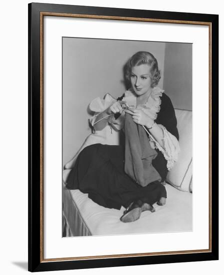 Knitting a Sweater-null-Framed Photo