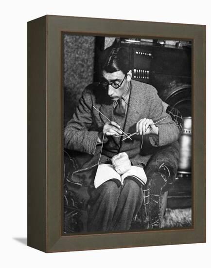 Knitting Boffin-null-Framed Premier Image Canvas