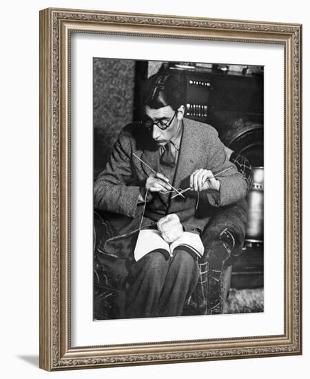 Knitting Boffin-null-Framed Photographic Print