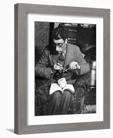 Knitting Boffin-null-Framed Photographic Print