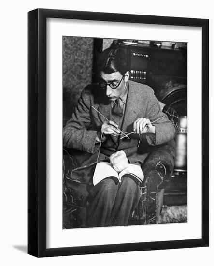 Knitting Boffin-null-Framed Photographic Print