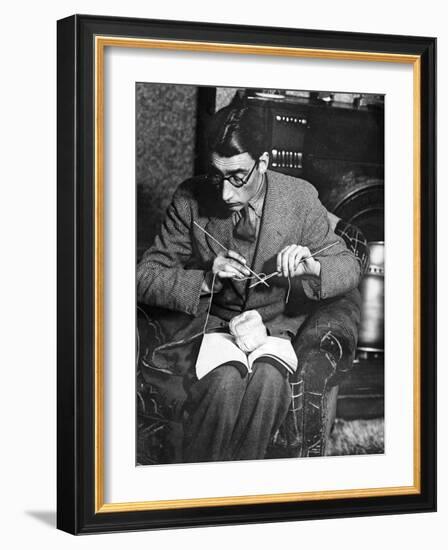 Knitting Boffin-null-Framed Photographic Print