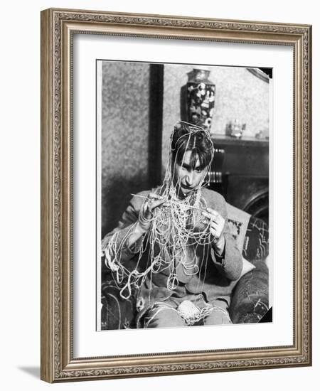 Knitting Expert-null-Framed Photographic Print