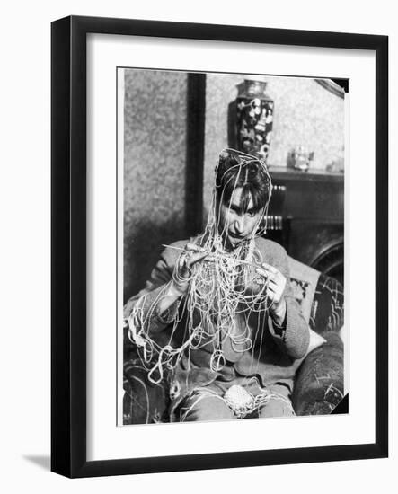 Knitting Expert-null-Framed Photographic Print