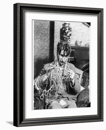 Knitting Expert-null-Framed Photographic Print