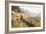 Knitting in a Norwegian Landscape-Hans Dahl-Framed Giclee Print