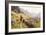 Knitting in a Norwegian Landscape-Hans Dahl-Framed Giclee Print