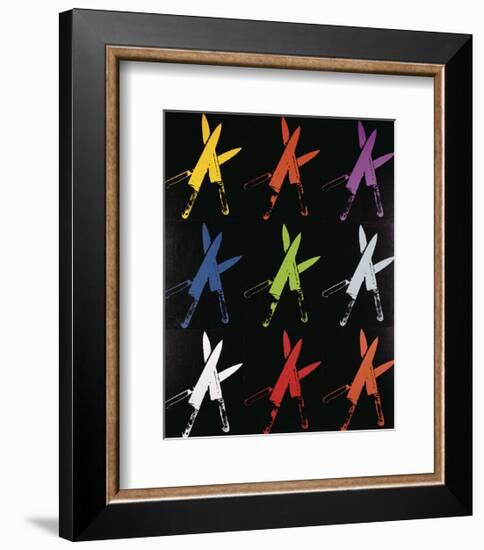 Knives, 1981-82 (multi)-Andy Warhol-Framed Giclee Print