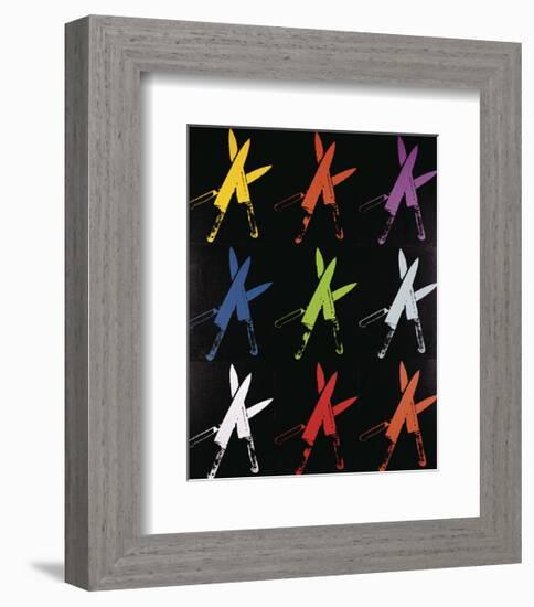 Knives, 1981-82 (multi)-Andy Warhol-Framed Giclee Print