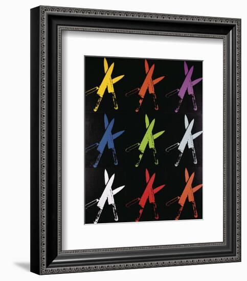 Knives, 1981-82 (multi)-Andy Warhol-Framed Giclee Print