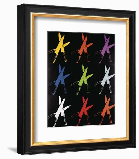 Knives, 1981-82 (multi)-Andy Warhol-Framed Giclee Print