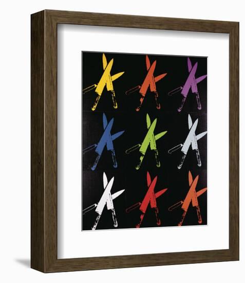 Knives, 1981-82 (multi)-Andy Warhol-Framed Giclee Print