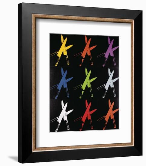 Knives, 1981-82 (multi)-Andy Warhol-Framed Art Print