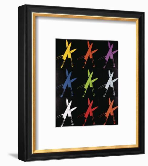 Knives, 1981-82 (multi)-Andy Warhol-Framed Art Print