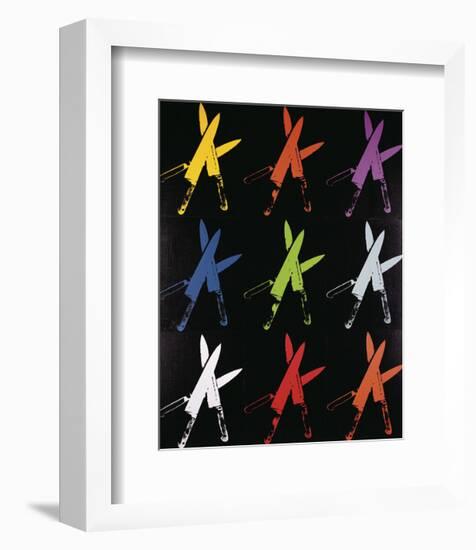 Knives, 1981-82 (multi)-Andy Warhol-Framed Art Print