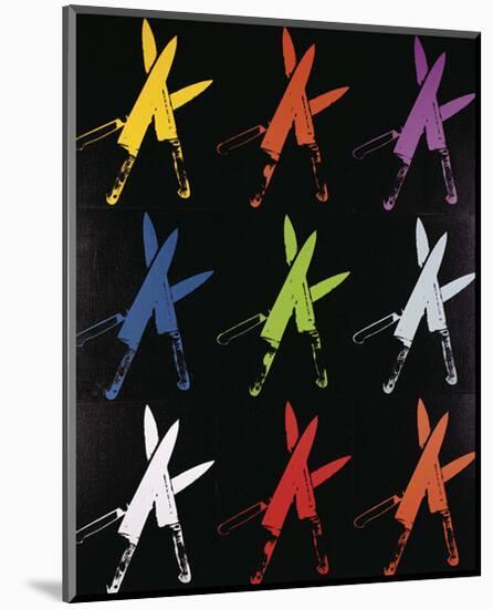 Knives, 1981-82 (multi)-Andy Warhol-Mounted Art Print